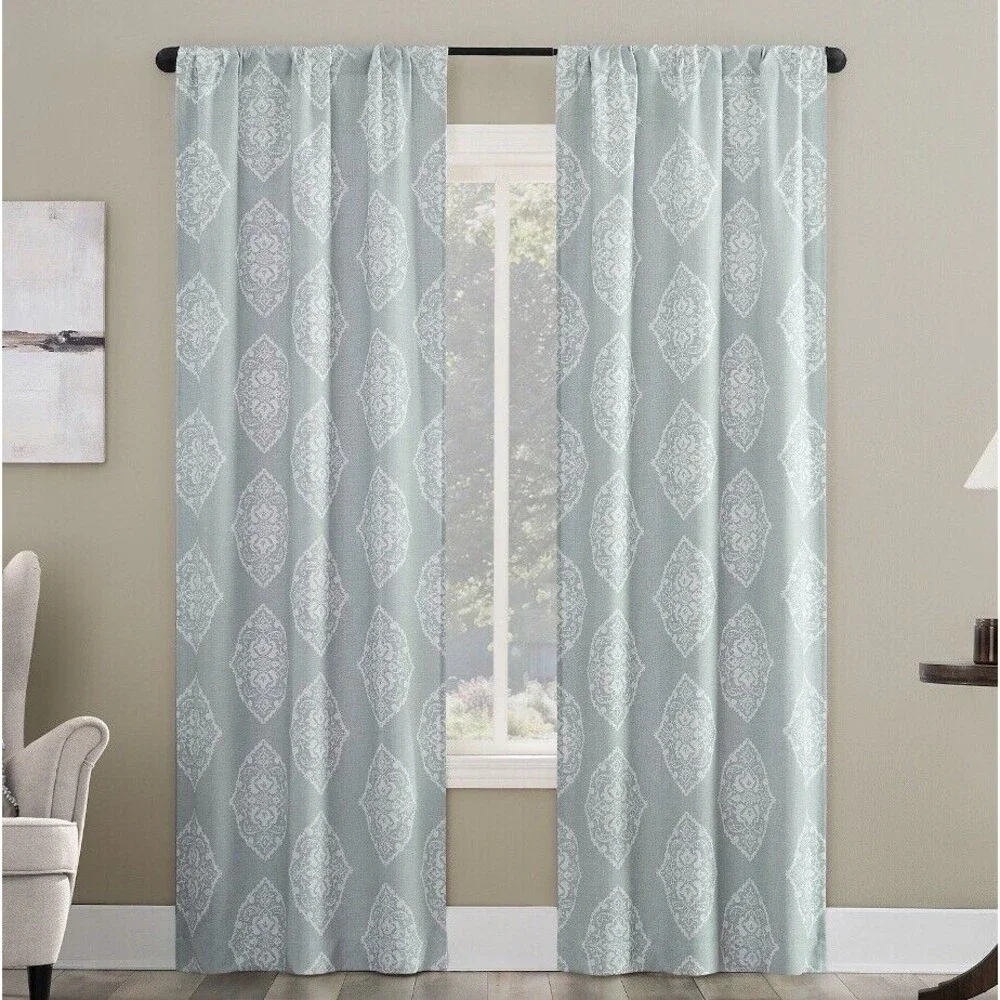 NEW CURTAIN The Big One Paisley Scroll Window Curtain Panel